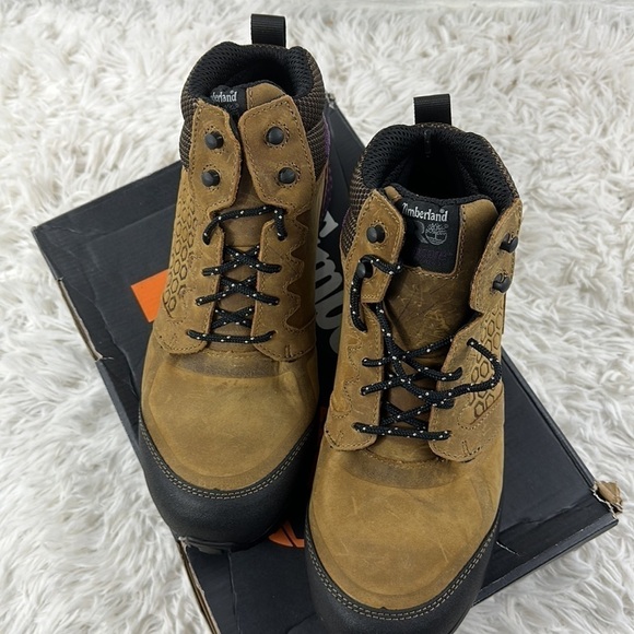 NIB Timberland Women's Reaxion Athletic Hiker Work NT WP Brown Purple - Picture 4 of 11